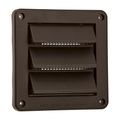 Product Image of 4" Louvered Air Intake Vent (Brown)