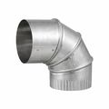 Product Image of 7" Galvanized Adjustable Elbow - 30 Gauge (22.5° to 90°)
