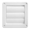 Product Image of 4" White Plastic Louvered Vent