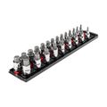 Product Image of 1/2" Drive Hex Bit Socket Set with Rails and Tray, 23-Piece (1/4-3/4", 6-19 mm)