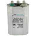 Product Image of 35/10 MFD Oval Linebacker Dual Run Capacitor (440V/370V), LCD35+10X440