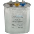 Product Image of 60/7.5 MFD Oval Linebacker Dual Run Capacitor (440V/370V), LCD60+7.5X440