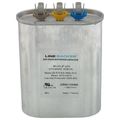 Product Image of 65/10 MFD Oval Linebacker Dual Run Capacitor (440V/370V), LCD65+10X440