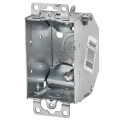 Product Image of 2-1/4" Deep Gangable Switch Box w/ 1/2" Knockouts, NM Cable Clamps (C-1) & Ears Flush for Old Work