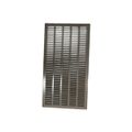 Product Image of 608866-27, Merit Ac Louvered Center Panel, (W X H): 28 X 36" Nominal Size, Quartz Gray Finish, 14U52