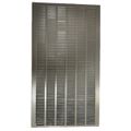 Product Image of 608866-36, Merit Ac Louvered Center Panel, (W X H): 32 X 42" Nominal Size, Quartz Gray Finish, 14U57