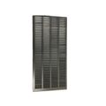 Product Image of 608866-09, Merit Ac Louvered Left Panel, (W X H): 28 X 32" Nominal Size, Quartz Gray Finish, 14U75