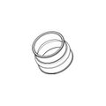 Product Image of 617368-01, 2" Vent Adaptor Kit For 90% Efficiency Upflow/Horizontal Gas Furnaces, 17H92