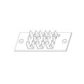 Product Image of 18L1701, Terminal Strip, 3 Position, 3.19 X 1.31", 18L17