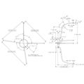 Product Image of 18M2201, 4-Leg Motor Mount, 48 Frame, 29" Bolt Circle, 18M22