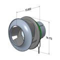 Product Image of 621157-04, Ecm Motor & Impeller, 460/575 Vac, 21P22