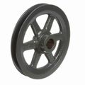 Product Image of Browning Bk62X1, Cast Iron Finished Bore Pulley, 5.95" Od, 1-Groove, 1" Bore, 64W53