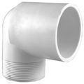 Product Image of Pvc 90 Deg Street Elbow, 1/2 In, Mpt X Slip, 10/Pkg, 76W24