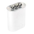 Product Image of 86H7701, 55/10 Mfd Dual Run Capacitor, 440 Vac, Oval, 86H77