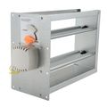Product Image of Zone Damper, Rectangular, Side Mount, 14" X 10", 6734L, X4230
