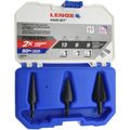 Product Image of 3-Piece High-Speed Steel Step Drill Bit Set, 30889889