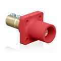 Product Image of 16 Series Male Receptacle, 90-Degree, 2/0 - 4/0 AWG, Double Set Screw (Red), 16R21-UR