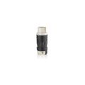 Product Image of Industrial Grade Locking Connector, 3P, 50A, Non-NEMA - Black/White (250/600V)