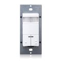 Product Image of Occupancy Sensor Lighting Control, Dual Relay, PIR, Wall Switch, 2100 sq ft, 120-277V, Decora (White), ODS0D-IDW