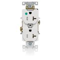 Product Image of 20A, 125V Hospital Grade Duplex Receptacle, Tamper-Resistant, NEMA 5-20R, 2-Pole, 3-Wire (White)