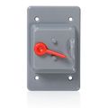 Product Image of 1-Gang Non-Metallic Weatherproof Cover for Toggle Switches (Gray), WP1S-GY