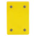 Product Image of Wetguard Watertight Receptacle Blank Plate and Gasket (Yellow), WP459