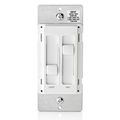 Product Image of SureSlide Ceiling Fan Control and Dimmer Switch for LED, Halogen and Incandescent Bulbs (White), 66DF-10W