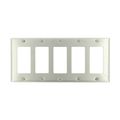 Product Image of 5-Gang Decora Wallplate, Standard Size, Brass, 84423-40