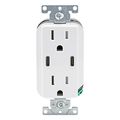 Product Image of 15A Decora Tamper-Resistant Duplex Receptacle w/ 30W USB Dual Type C/C Wall Outlet Charger - White