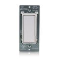 Product Image of Decora Dimmable LED Incandescent Rocker-Slide Dimmer - White (120V)