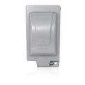 Product Image of 1-Gang Weatherproof Cover, Aluminum (Gray), IUM1V-GY