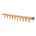 Product Image of 1" Copper Branch Manifold, 1/2" ProPEX Outlets, 10 Outlets (Lead Free Brass)
