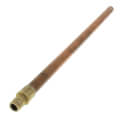 Product Image of 1/2" PEX Brass x 1/2" Copper Straight Stub, 15" (Lead Free Brass)