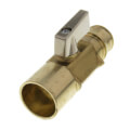3/4" ProPEX x 3/4" Copper Adapter Brass Ball Valve (Lead Free)