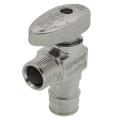 Product Image of ProPEX Full-Port Angle Stop Valve, 1/2" PEX x 3/8" OD Comp. (Lead Free Brass)