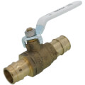 Product Image of ProPEX LF Brass Stop and Drain Ball Valve (full port), 1" PEX x 1" PEX