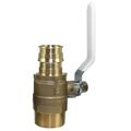Product Image of 3/4" PEX x 3/4" MNPT ProPEX Full Port Stainless Steel Ball Valve & Stem (Lead Free)