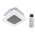 Product Image of 48,000 BTU, R-32, 21.2 SEER2 3 x 3 4-Way Ceiling Cassette High Efficiency Single Zone Heat Pump w/out Grill (Indoor Unit)
