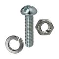 Product Image of Assorted Phillips/Slotted Round Head Machine Screw, Hex Nut & Lock Washer Kit