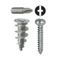 Product Image of #8 Zinc Alloy Walldriller Anchor Kit W/ Pan Head Screws, WDK8