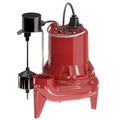 Product Image of LE41AV 4/10 HP, Sewage Pump, 1 PH, 115v, Vertical Float, 10' Cord, 2" Discharge, Auto