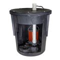 Product Image of 1/3 HP Model 257 Assembled Sump Kit - 18" x 22" Basin w/ Cover - 115v, 10 ft Cord