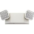Product Image of Basics EU2C Series 2-Head LED Emergency Light with Adjustable Heads (White), EU2C-M6-LED