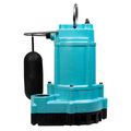 Product Image of 9EC-CIM 4/10 HP, 70 GPM - Manual Submersible Sump Effluent Pump, 20' power cord (208-230V)