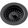 Product Image of Disposer Flange with Removable Basket Strainer and Rubber Stopper Black, LKQD35BK