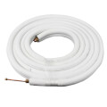 1/4" LL x 1/2" SL Mini Split Refrigerant Line Set w/ Flare Nuts, 1/2" Insulation (25 Ft.)
