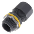 Product Image of 1/2" Low-Profile Strain Relief Non-Metallic Cord Connector (Cord Range: .100-.360)