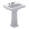 Product Image of LPT532.4N#03 Promenade 4" Center 24" Pedestal Lavatory Sink (Bone)