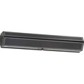Product Image of 72" LoPro Series 2 Low Profile Wide Door Electric Heated Air Curtain, 208/3/60, Obsidian Black