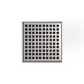 Product Image of 5" x 5" LQ5 Squares Pattern Strainer, 2" Throat (Satin Stainless Steel)